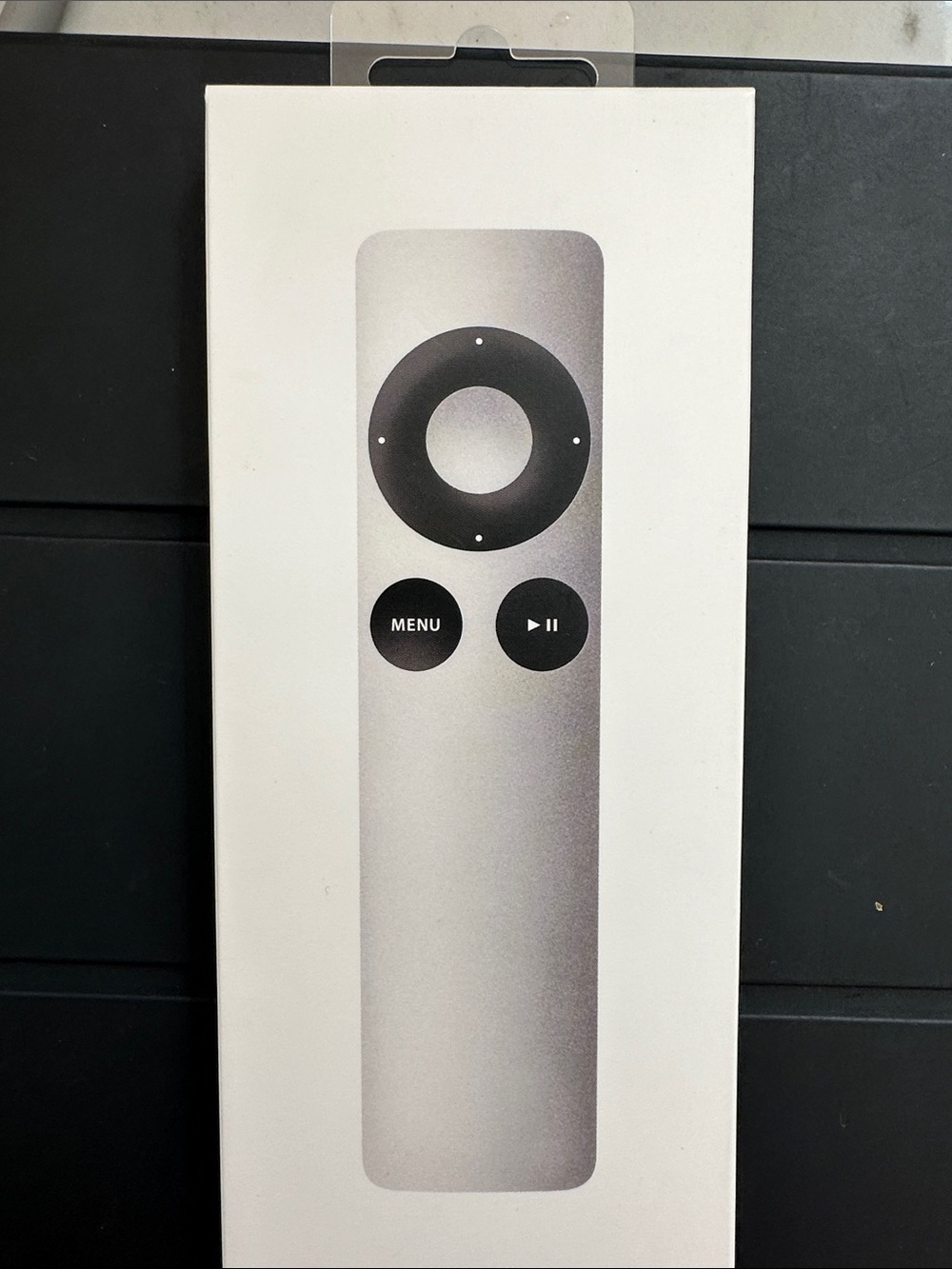 Apple Silver Replacement TV Remote in Silver and Black